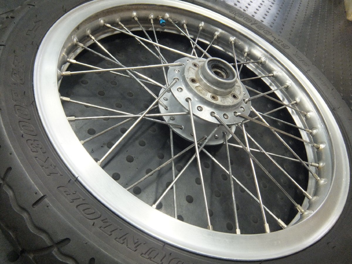 ヤマハ TX650 当時DIDアルミHリム フロントホイール 状態良（初期型