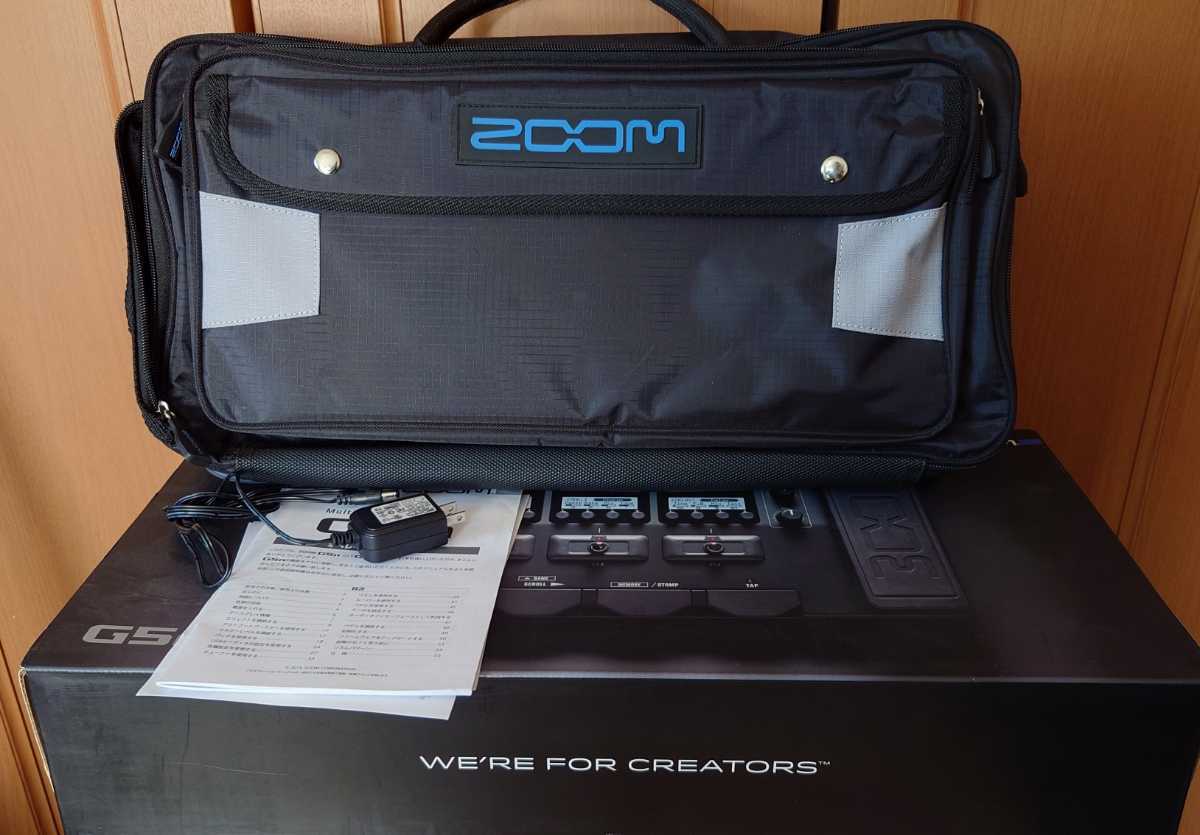 ZOOM G5n ギターマルチエフェクター キャリングケース付 中古品 【公式 