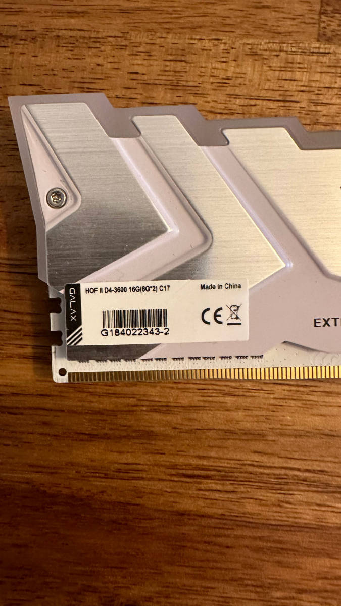 新品 メモリ パソコン用 GALAX HOFⅡ Hall Of Fame EXTREME