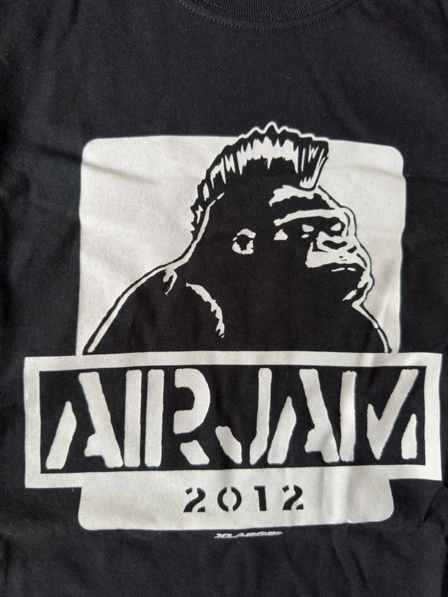 新品 Hi-STANDARD XLARGE コラボ Tシャツ M 黒 AIR JAM Woodstics