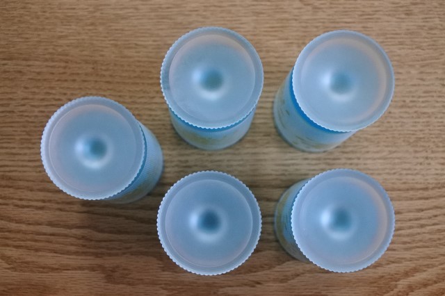 新作,低価 送料無料 昭和レトロ ADERIA GLASS アデリア タヒチ ゾンビー8 脚付きグラス 5個 ブルー 未使用品 箱に汚れいたみあり