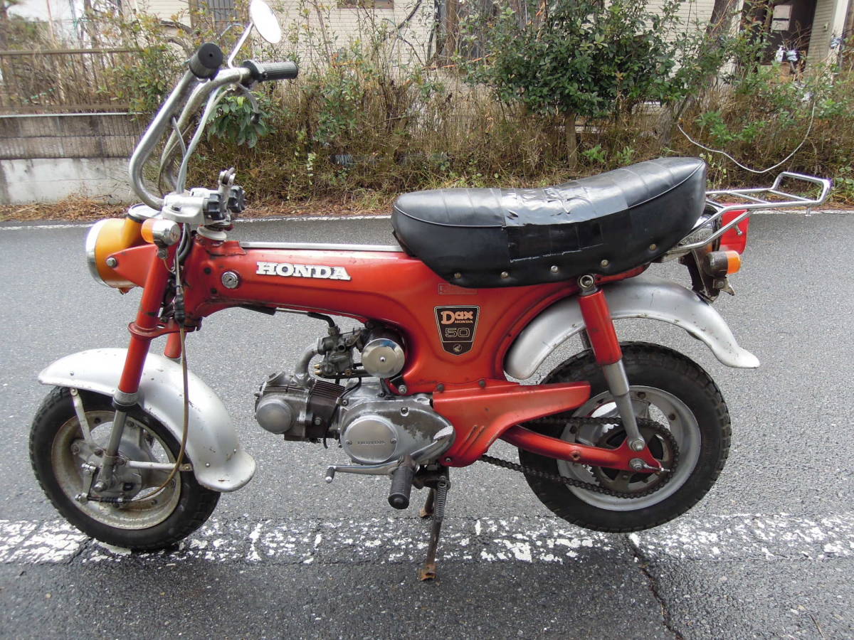 HONDA 初期型DAX 純正マフラー ホンダ ダックス ε≡≡ヘ( ´Д`)ノ