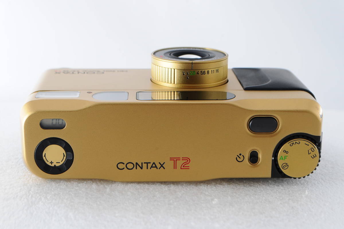☆超美品☆ CONTAX コンタックス T2 人気のゴールド □清潔感 