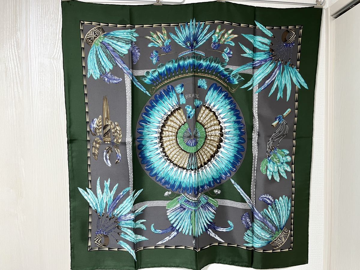HERMES エルメス カレ90 BRAZIL ブラジル