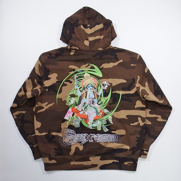 未使用同様品 22aw Supreme Lakshmi Zip Up Hooded Sweatshirt Brown Camo L シュプリーム ジップ パーカー カモ