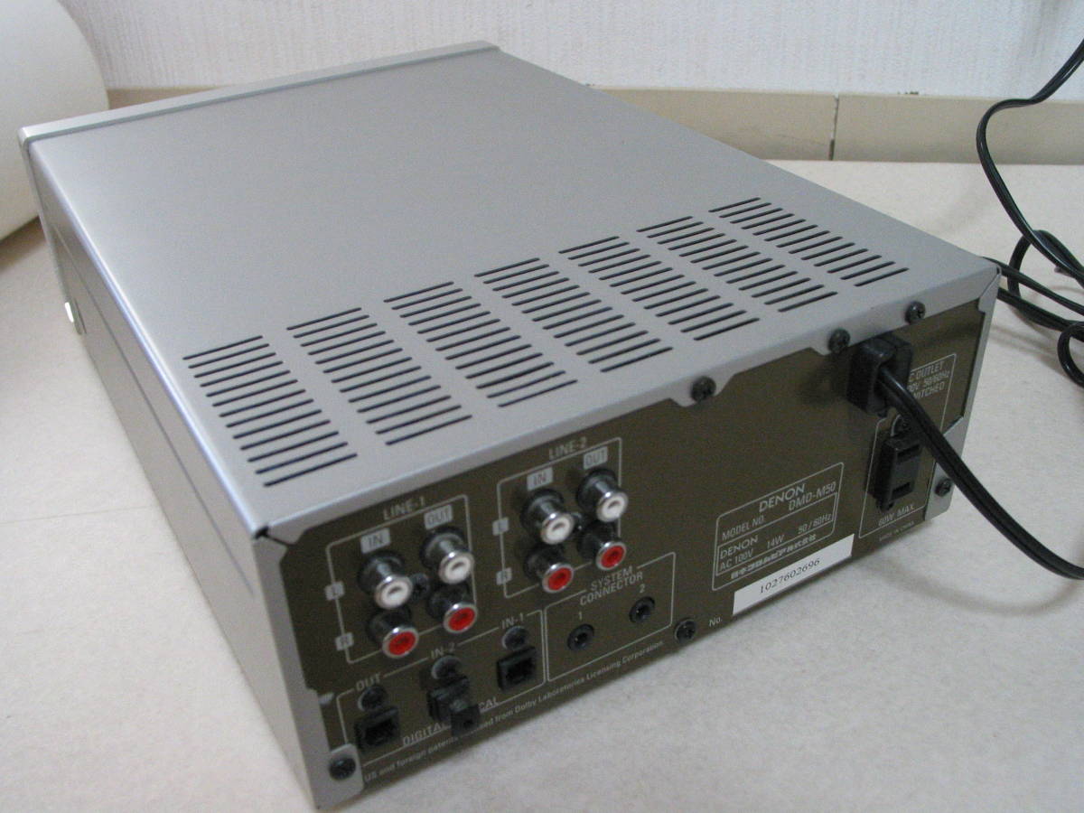 □ DENON DMD-M50 MDデッキ DENON DMD-M50 MDデッキ DMD-201SA 除菌