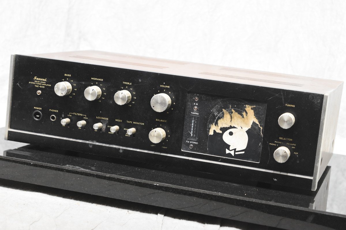 Sansui サンスイ TAC-505 ステレオチューナーアンプ 【ジャンク品
