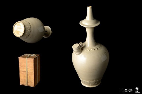 白磁浄瓶 骨董品