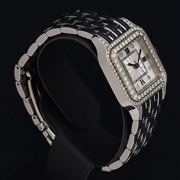 1円 稼働 良品 Lunage/ルナージュ AD-016 シェル文字盤 ダイヤ/1.00CT