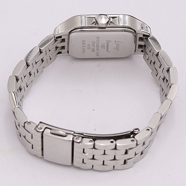 1円 稼働 良品 Lunage/ルナージュ AD-016 シェル文字盤 ダイヤ/1.00CT