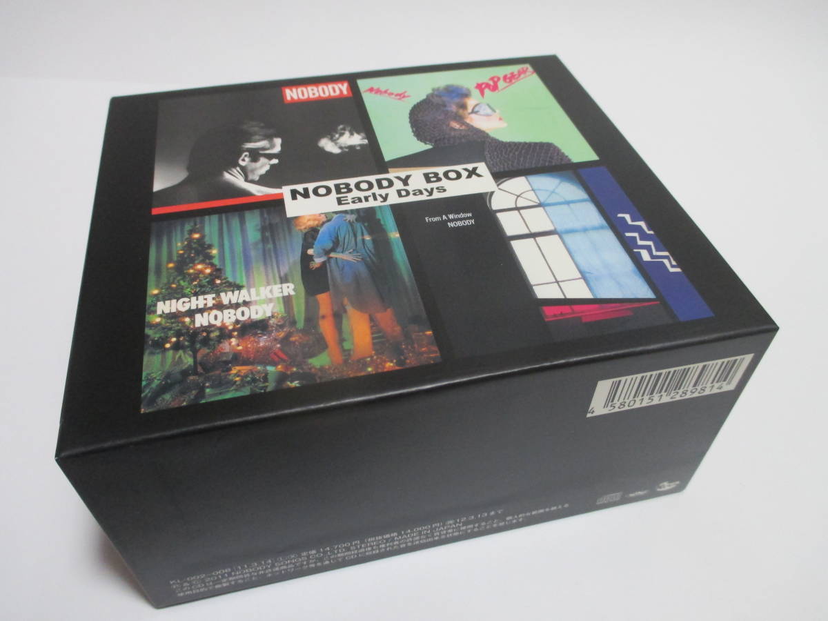 NOBODY 7枚組 CDボックス『 NOBODY BOX Early Days 』 美品