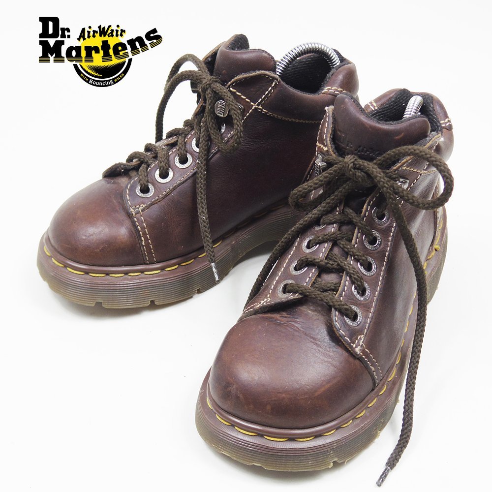英国製 UK4 23cm相当 Dr.Martens ドクターマーチン 5ホール+1 レザー 