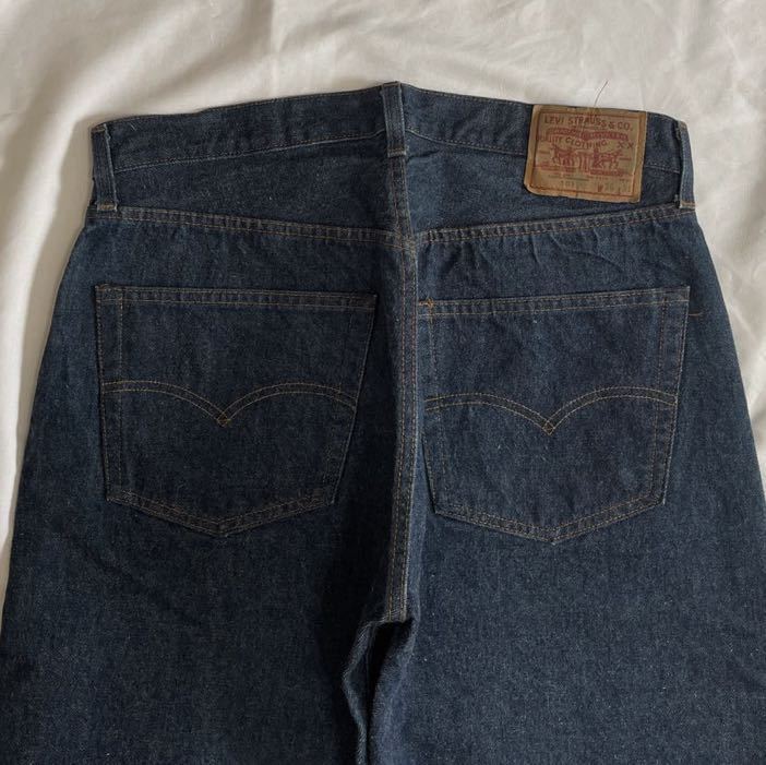 501 赤耳 【1ウォッシュ濃紺】実寸33×29 ヴィンテージ リーバイス オリジナル Levi''s ビンテージ 82年製 ほぼデッドストック