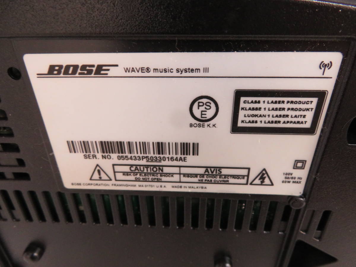Wave Music System Bose - IV com: music system BOSE ボーズ Black