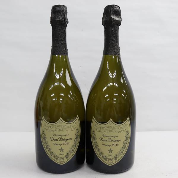 1円~ 【2本セット】Dom Perignon（ドンペリニヨン）2012 12.5％ 750ml