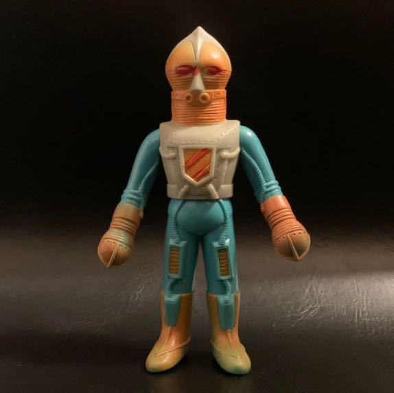 電人ザボーガー ゴーグス ソフビ ブルマァクマルサン 当時物  