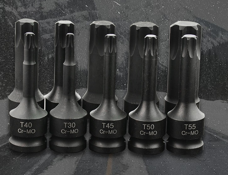 インパクト対応☆トルクス 12点セット☆T35.T40. T45. T47. T50. T52. T55. T60. T70. T80. T90. T100☆　1/2 