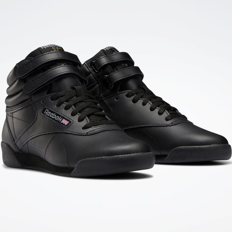 リーボック フリースタイル ハイ 24cm US5.5 ブラック 黒 Reebok F/S (FREESTYLE) HI