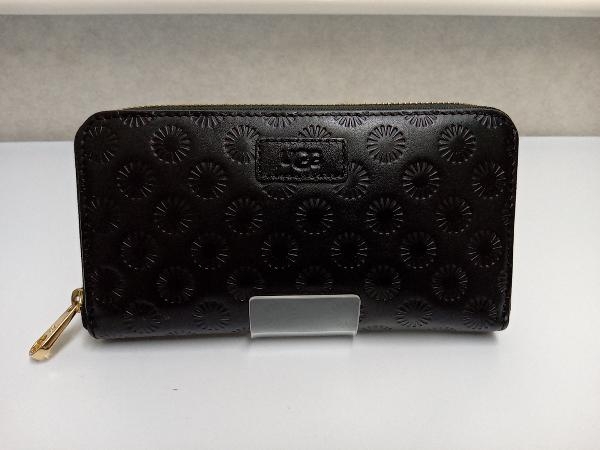 UGG 黒 スエード 財布 長財布 新品 タグ付UGGスエードハニーウォレット