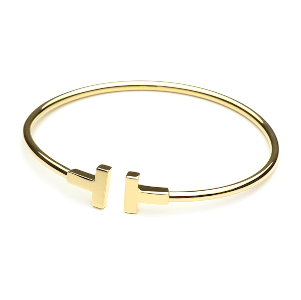 ティファニー 美品 Tiffany ブレスレット Tワイヤー TIFFANY&Co