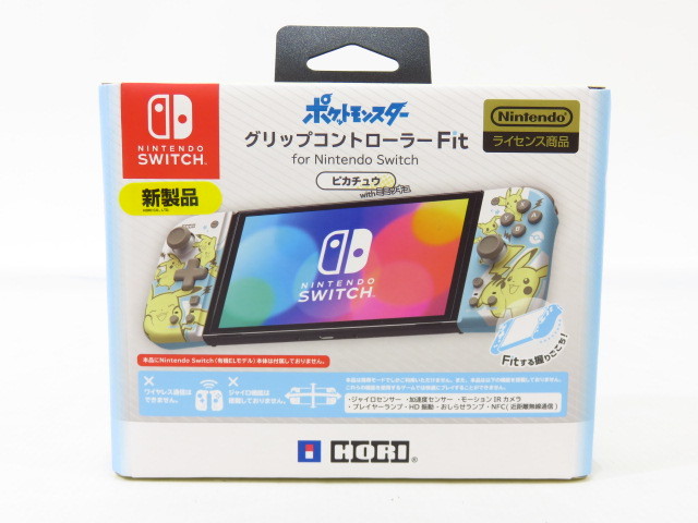 s2656k [送料850円]【開封・未使用】 ポケットモンスター グリップコントローラーFit ピカチュウwithミミッキュ NSW-410 [044-230302]