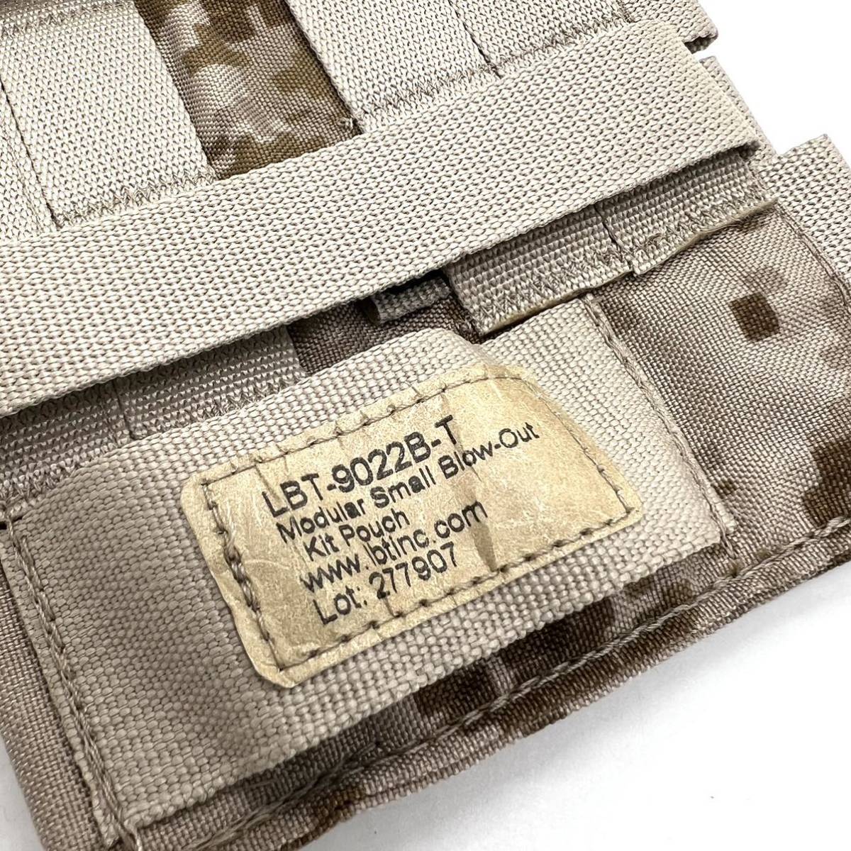 送料無料 実物デッドストック LBT-9022B-T Small Blow-Out Kit Pouch 