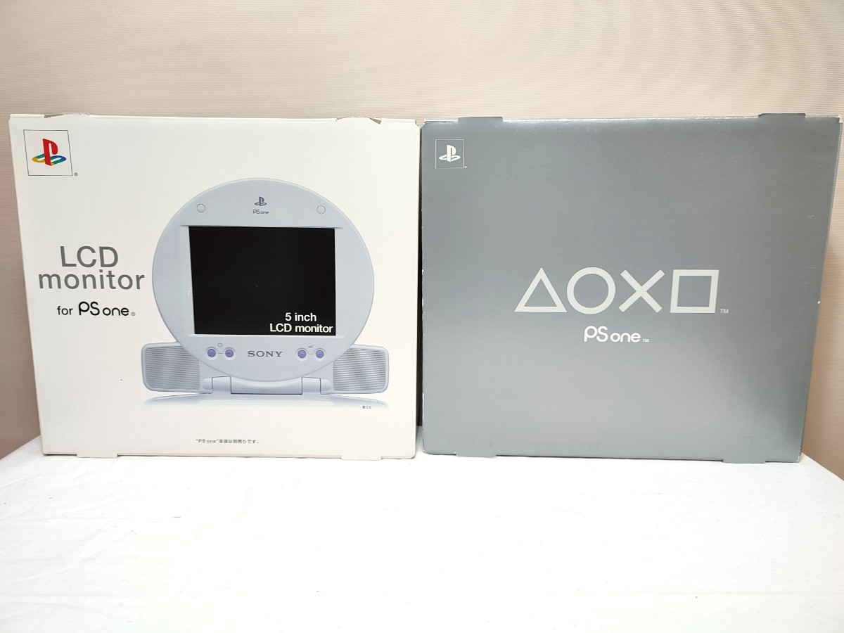 PSone セット】本体 モニター メモリーカード コントローラー 取扱説明 