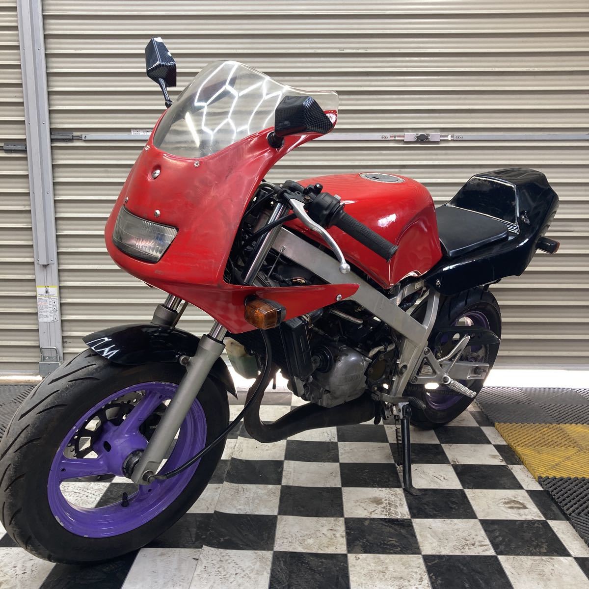 ヤマハ TZM50 実働車 機関良好 タイヤ バリ山 バッテリー新品交換済 