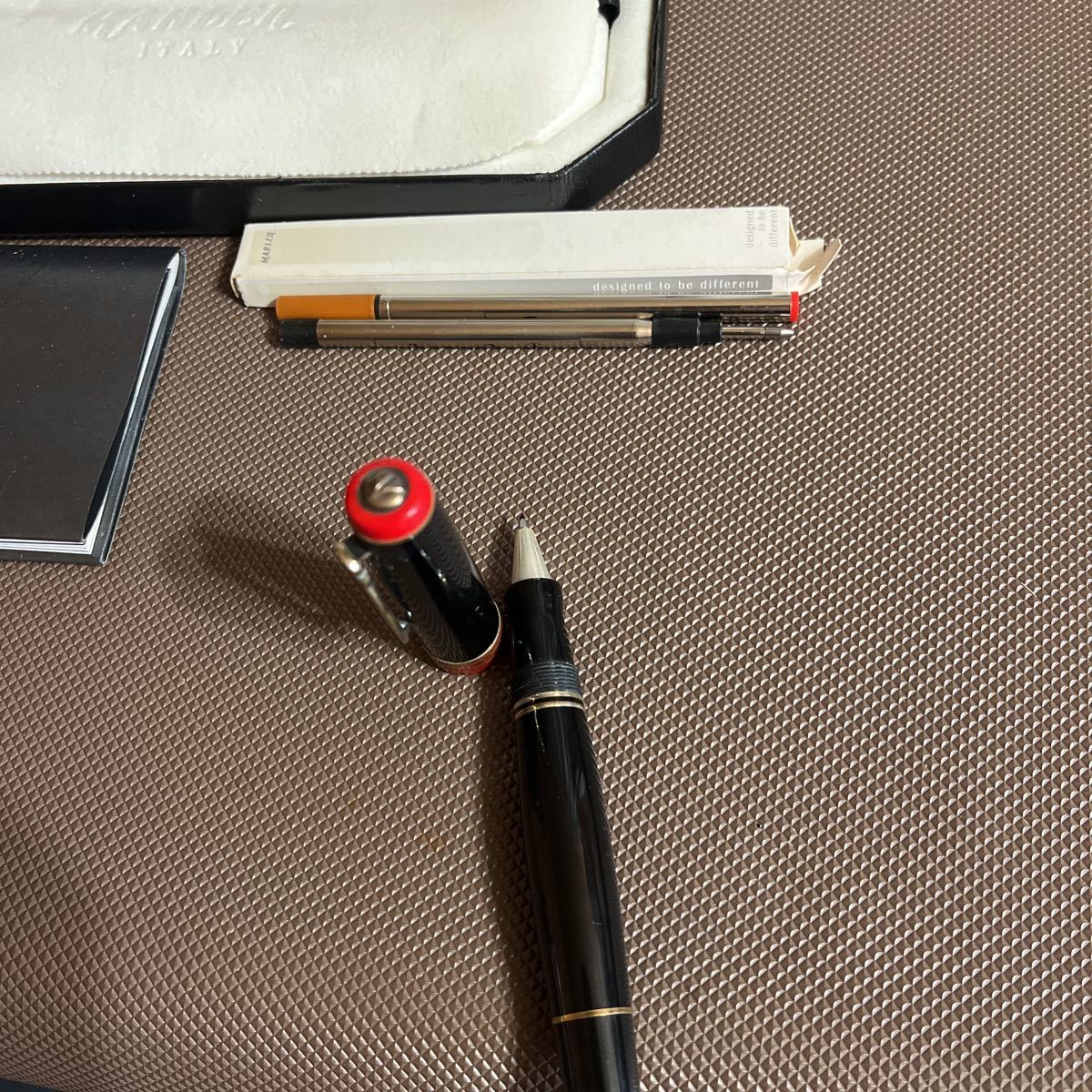 稀少 MARLEN マーレン 18K 万年筆 ウッド 木目 イタリア 稀少 MARLEN