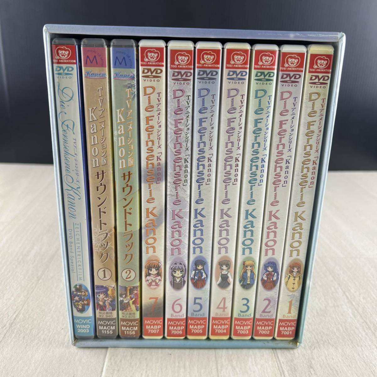 D11 Die Fernsehserie Kanon DVD BOX 1-7 サウンドトラック 1，2 DVD Band Spezial