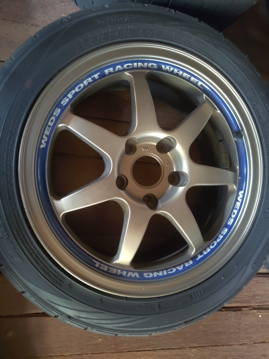 タイヤ・ホイールセット WedsSport SA-15R 16インチ 7J DIREZZA DZ102 