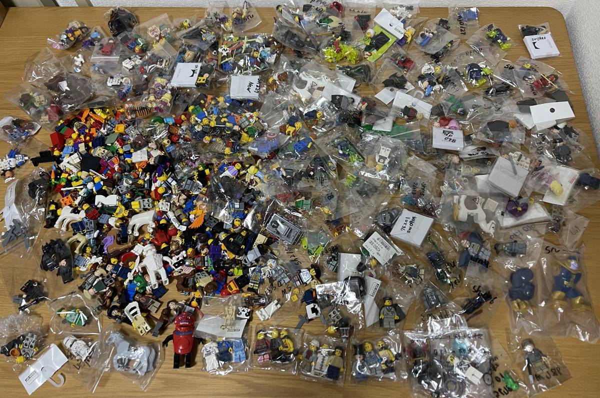LEGO レゴ 大量 卒業まとめ売り 引退品 ミニフィグ500体以上 レア物未 
