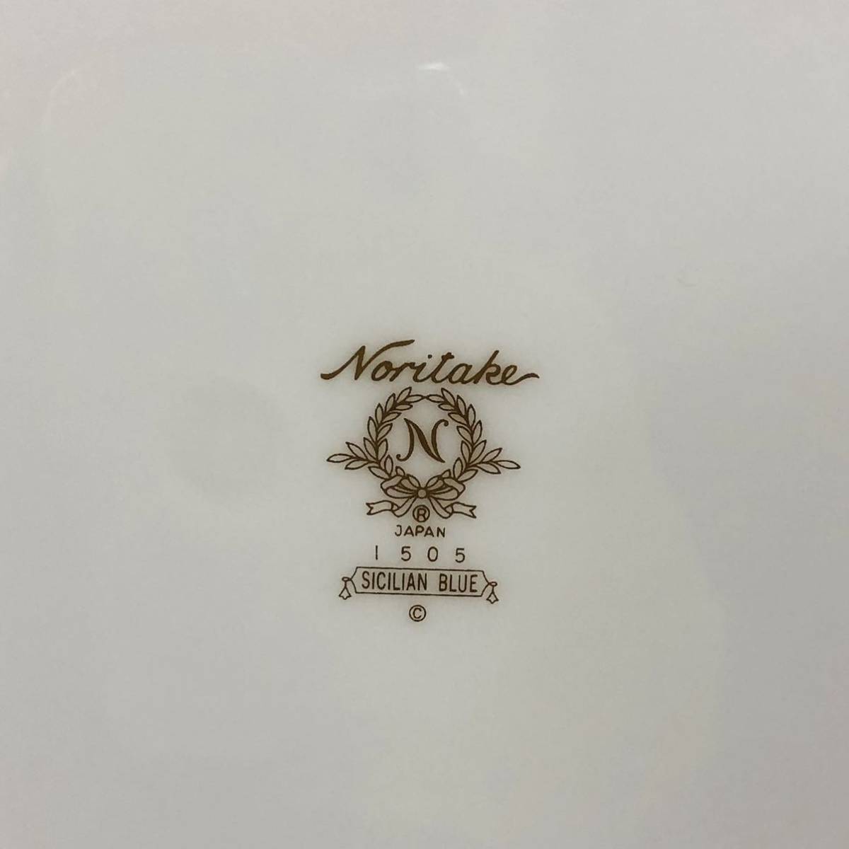 T□③ Noritake ノリタケ SICILIAN BLUE シシリアンブルー 1505 お皿