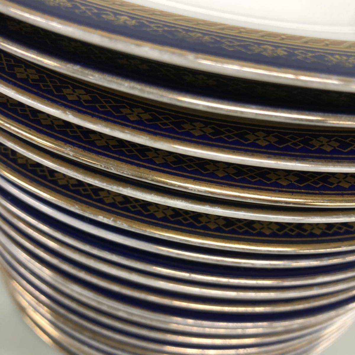 T□③ Noritake ノリタケ SICILIAN BLUE シシリアンブルー 1505 お皿