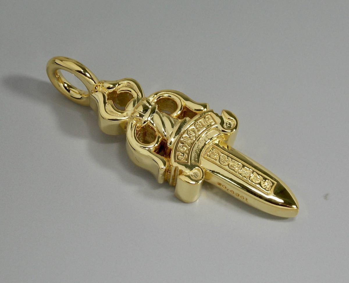 【最終値下げ】クロムハーツ/ダガーペンダント/カスタムパヴェ/インボイス クロムハーツ ラージダガー ダイヤモンド インボイス付属 未使用