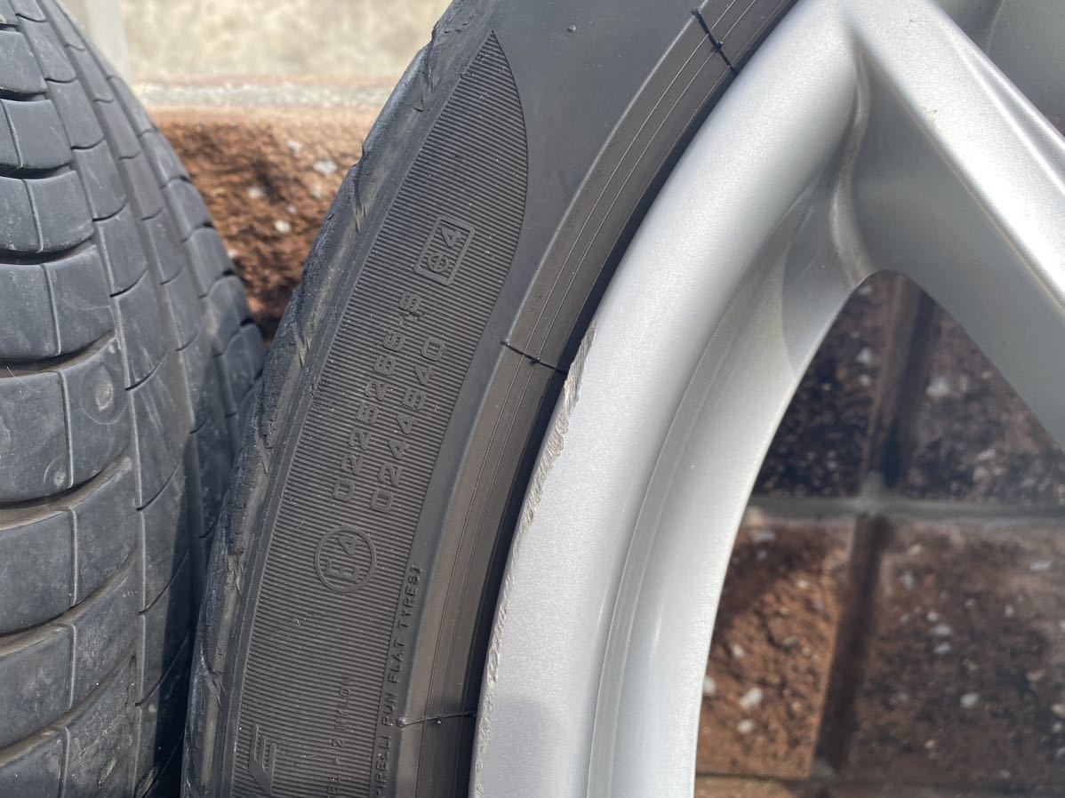 BMW 5シリーズF10 F11純正Mスポーツホイールセット前245／40R 19 後275