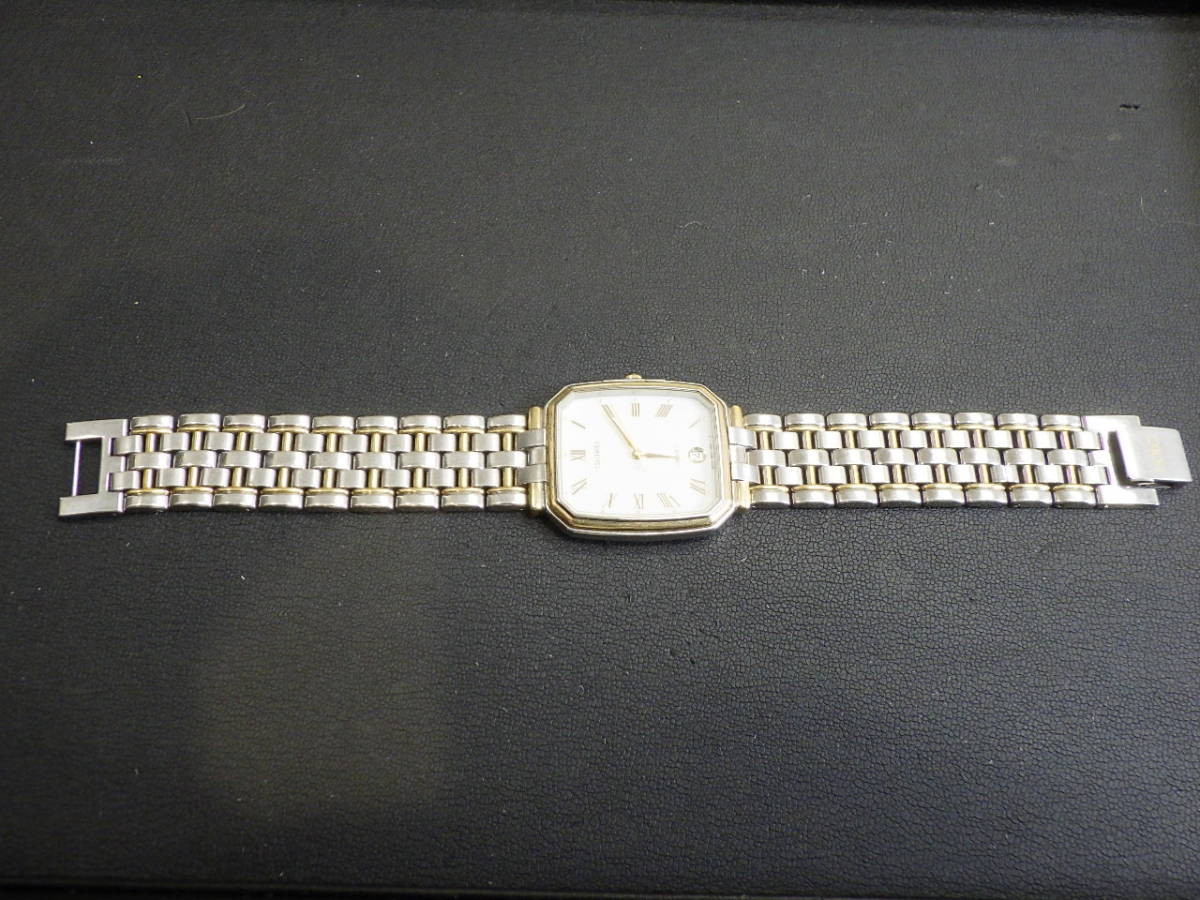 美品/新品電池】SEIKO セイコー DOLCE ドルチェ コンビ メンズ 腕時計 