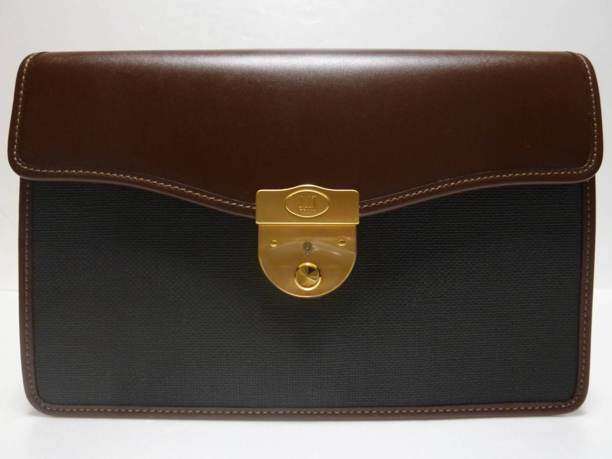 ダンヒル　dunhill　セカンドバッグ　LI9830B　チェックライナー　新品！！