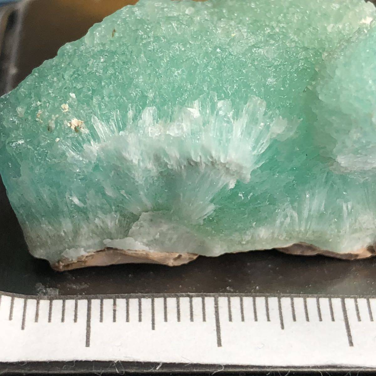 希少石】 天然 ブルーアラゴナイト 原石 あられ石 クラスター 結晶