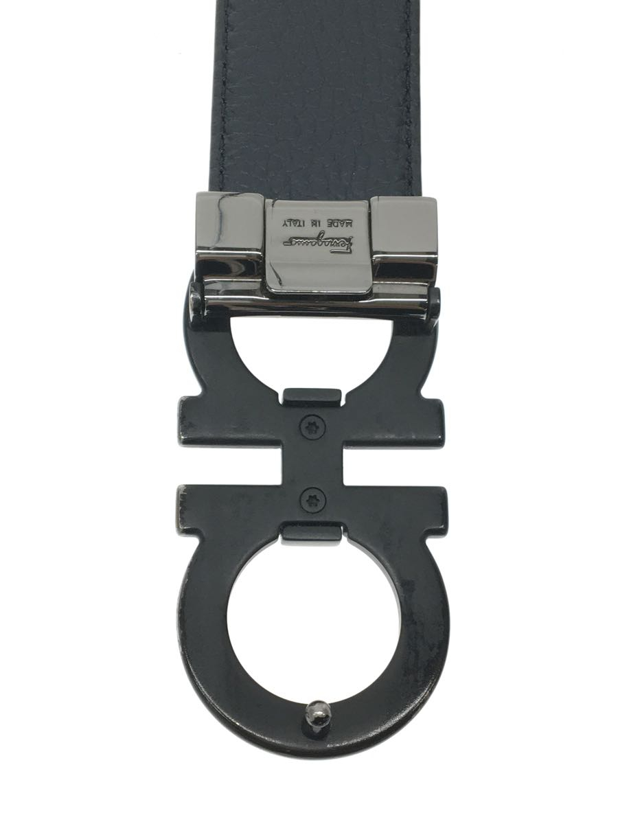 Salvatore Ferragamo◇ベルト/レザー/BLK/メンズ Salvatore 週末限定
