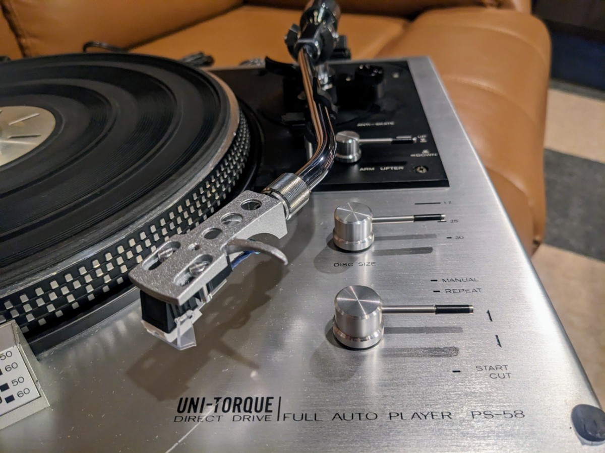 美品 メンテナンス済 日立 Lo-D PS-58 フルオートレコードプレーヤー 
