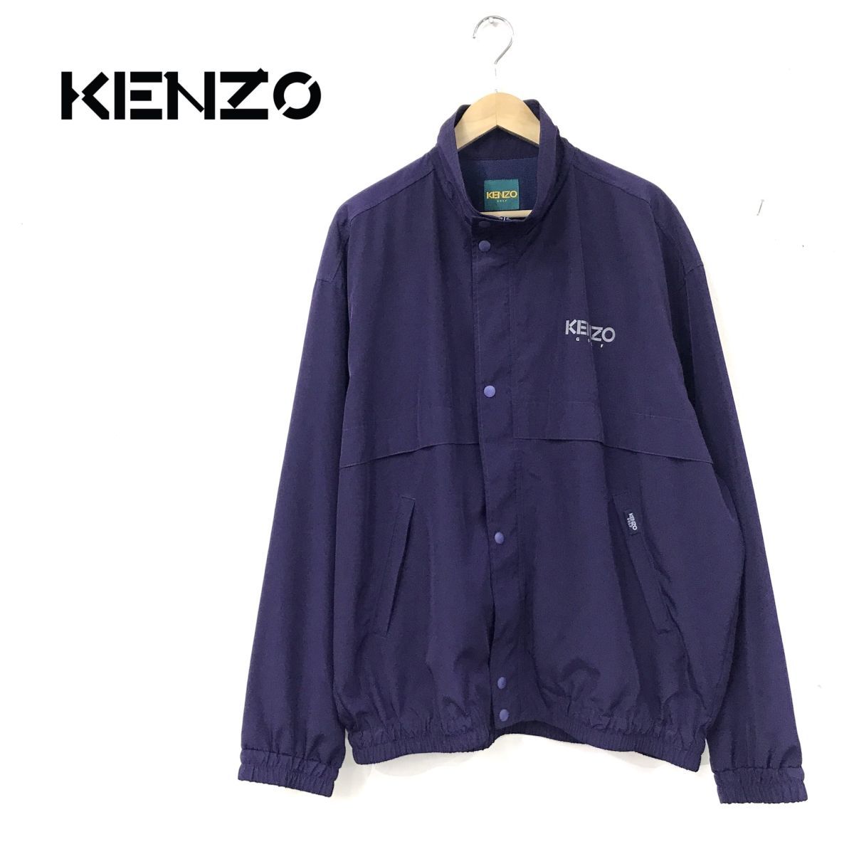 M333-N◇美品◇old◇ KENZO GOLF ケンゾー ゴルフ ジップアップ 