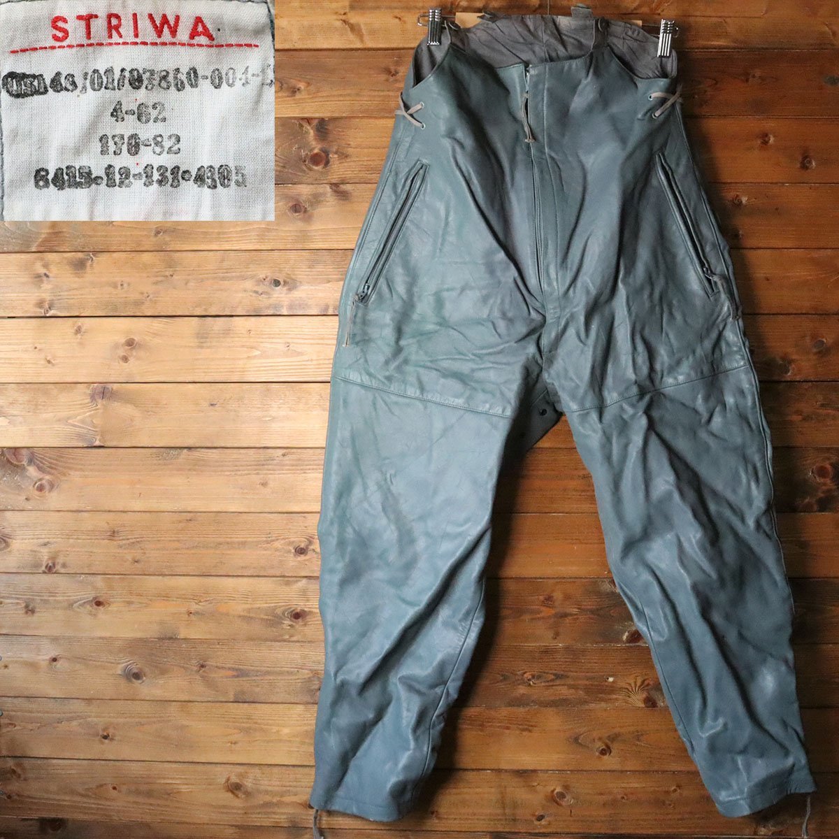 I8S/s3.7-1 60s ビンテージ ドイツ軍 海軍 Striwa サブマリンパンツ 本 
