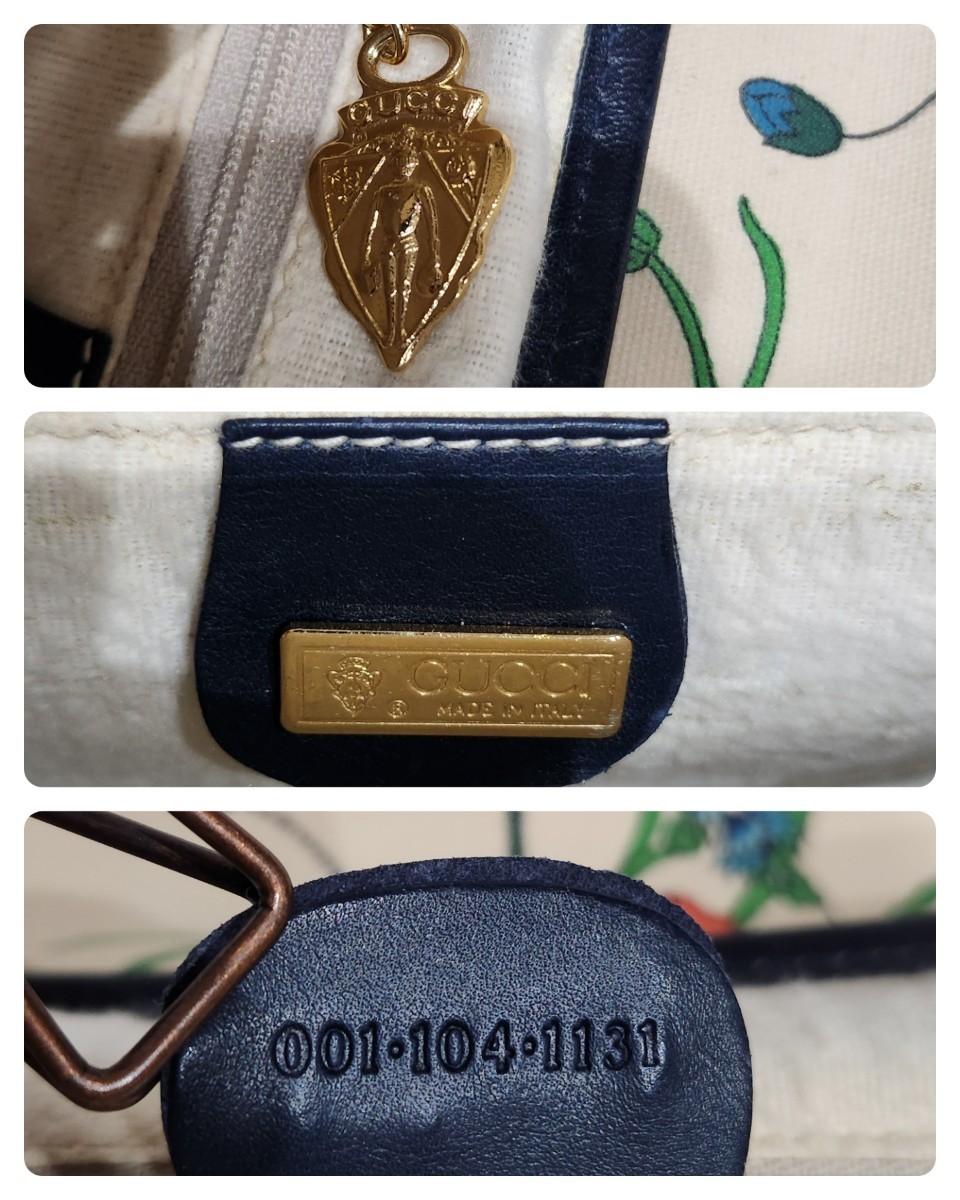 良品】【レア】GUCCI グッチ オールドグッチショルダーバッグ フローラ  