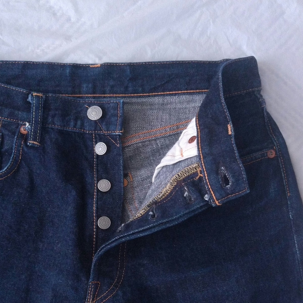90s LEVI'S USA製 501XX LVC BIGE 赤耳 W31 L30 濃紺 ミント