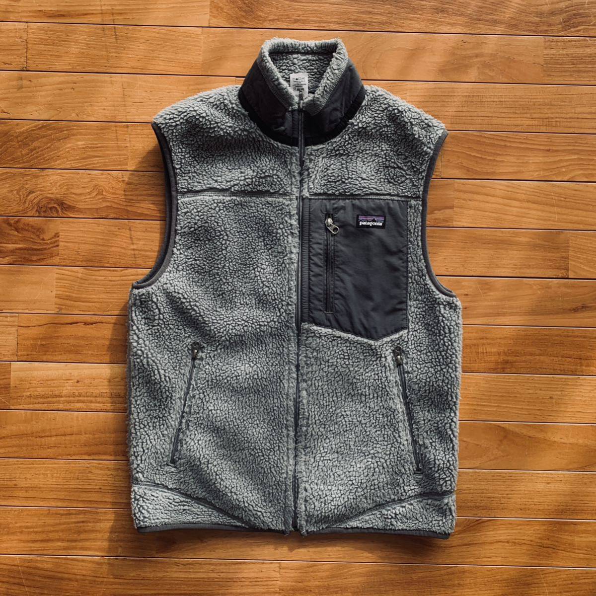 Patagonia レトロX ベスト メンズ S パタゴニア ボア フリース グレイ