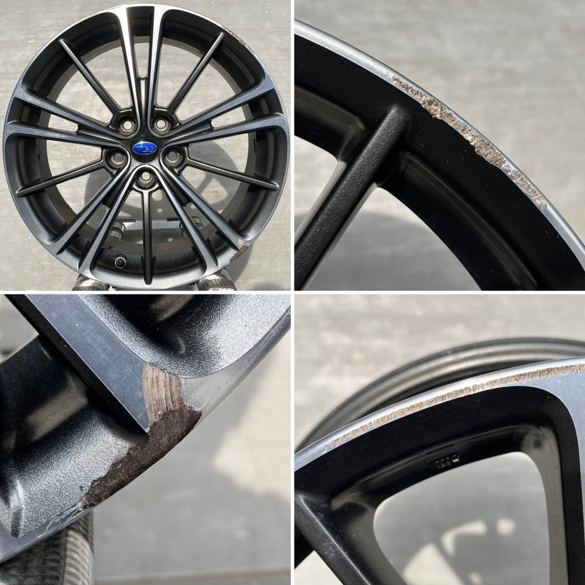 スバル SUBARU BRZ 純正ホイール 86 17インチ 7J +48 100/5穴 レガシィ インプレッサ プリウス 純正流用等 4本 セ