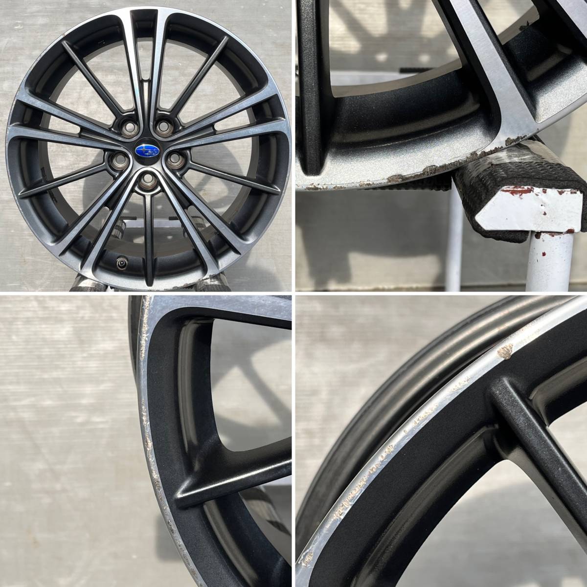 スバル SUBARU BRZ 純正ホイール 86 17インチ 7J +48 100/5穴 レガシィ インプレッサ プリウス 純正流用等 4本 セ