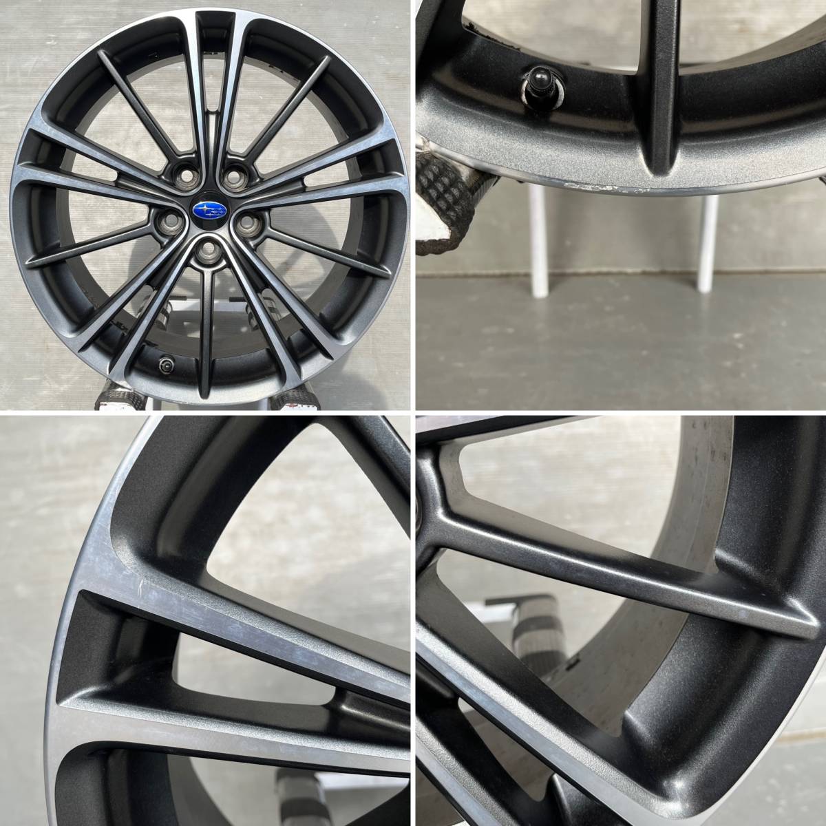 スバル SUBARU BRZ 純正ホイール 86 17インチ 7J +48 100/5穴 レガシィ インプレッサ プリウス 純正流用等 4本 セ