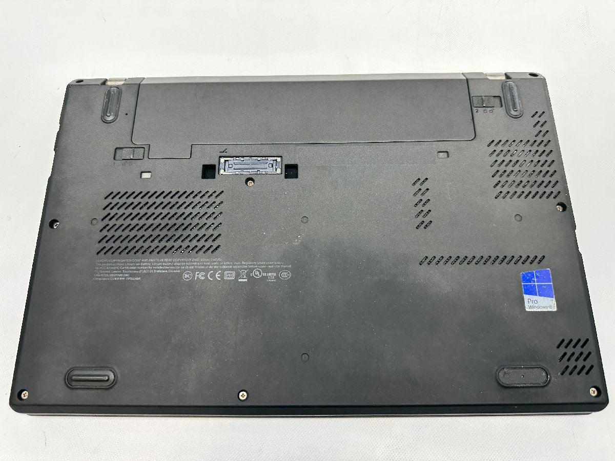 限定1円 Lenovo ThinkPad X240 Type 20AL BIOS確認済 i5-4300U/8GB